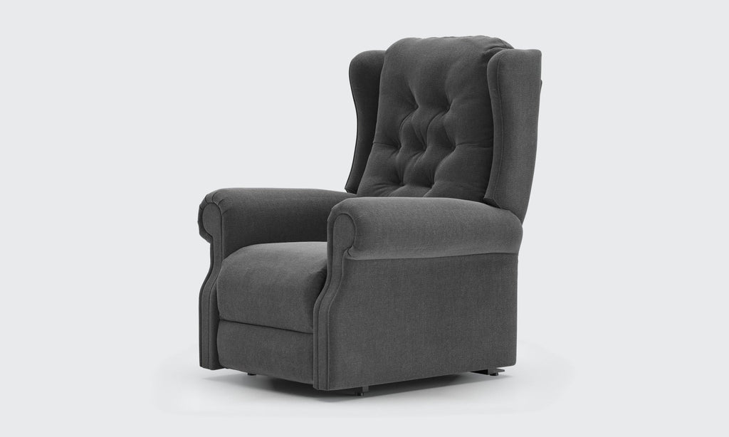Opera Beds Parker Electric Riser Recliner Chair - Buttoned Back Motorized Lift Armchair - Detail View 30