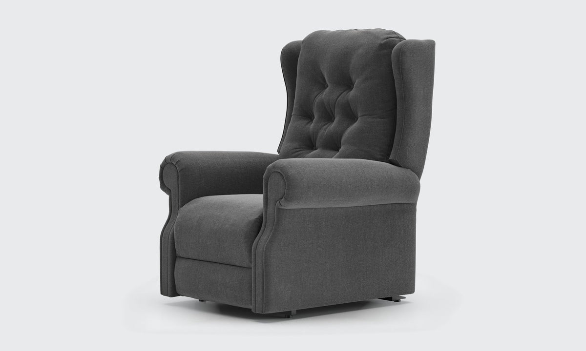 Opera Beds Parker Electric Riser Recliner Chair - Buttoned Back Motorized Lift Armchair - Detail View 54