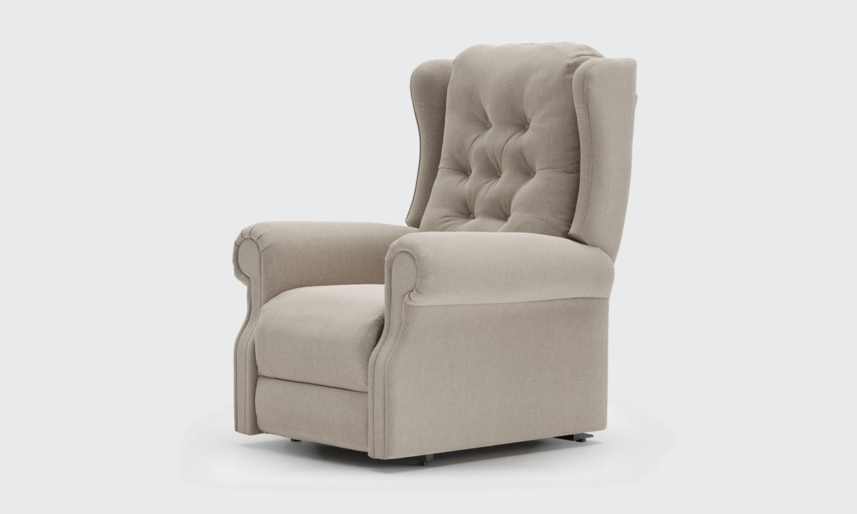 Opera Beds Parker Electric Riser Recliner Chair - Buttoned Back Motorized Lift Armchair - Detail View 37