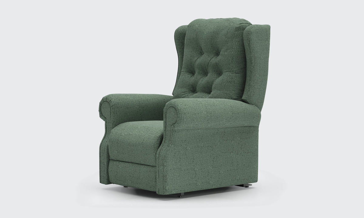 Opera Beds Parker Electric Riser Recliner Chair - Buttoned Back Motorized Lift Armchair - Detail View 98