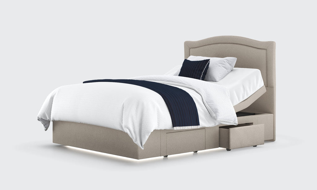 Opera Beds Pearl Motion Divan Electric Adjustable Bed - Luxury Profiling Sleep System - Detail View 61