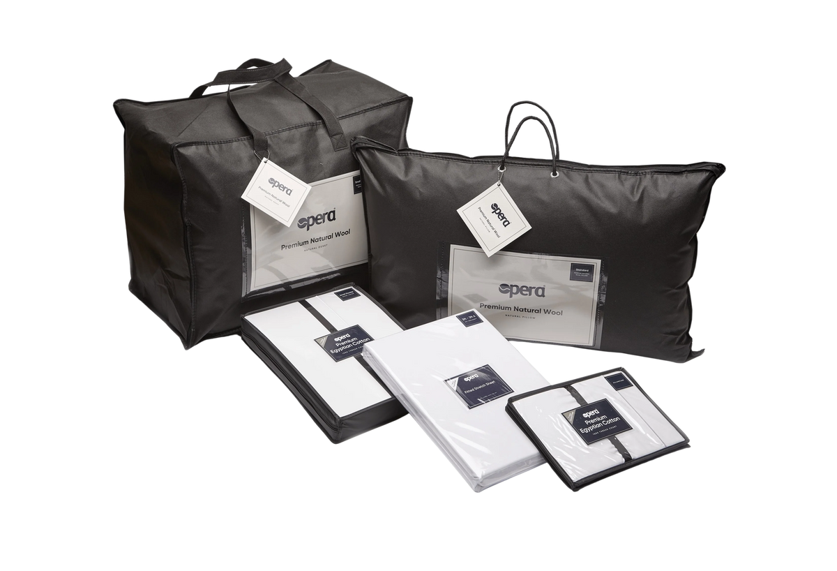 Opera Beds 100% British Wool Bedding Bundle - Temperature Regulating Duvet & Pillow - Detail View 11