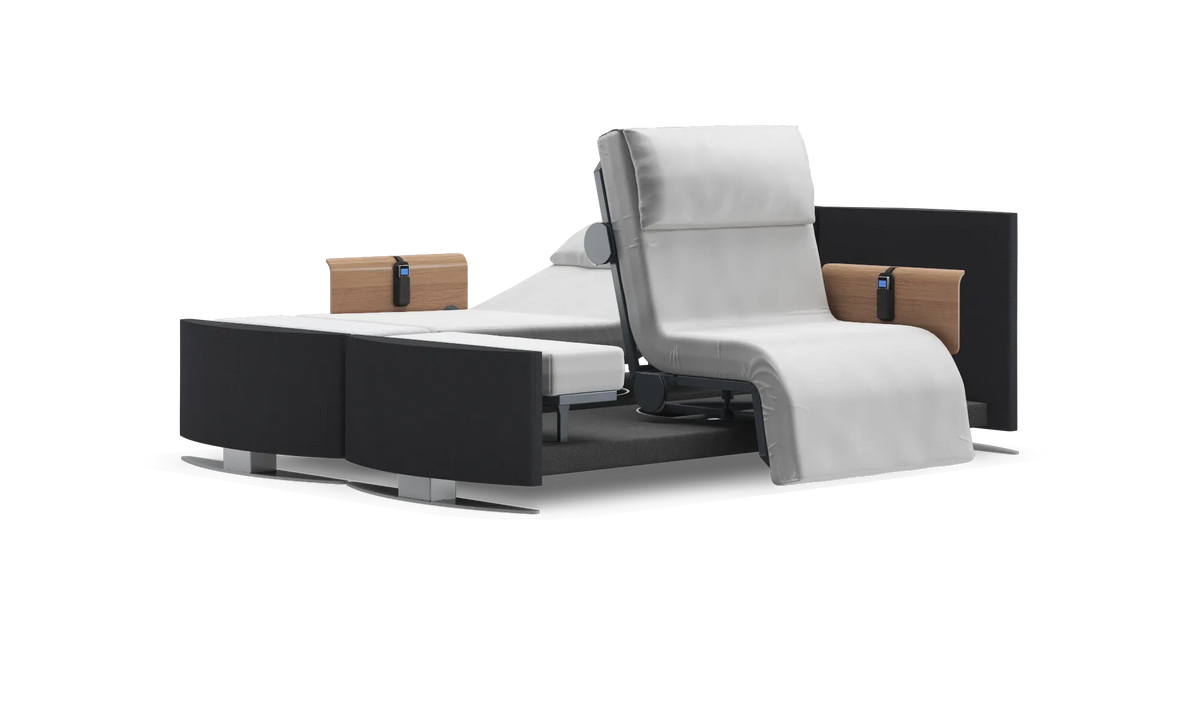 RotoBed Change Dual Electric Rotating Chair Bed - Independent Swivel & Assist Care Bed - Detail View 55