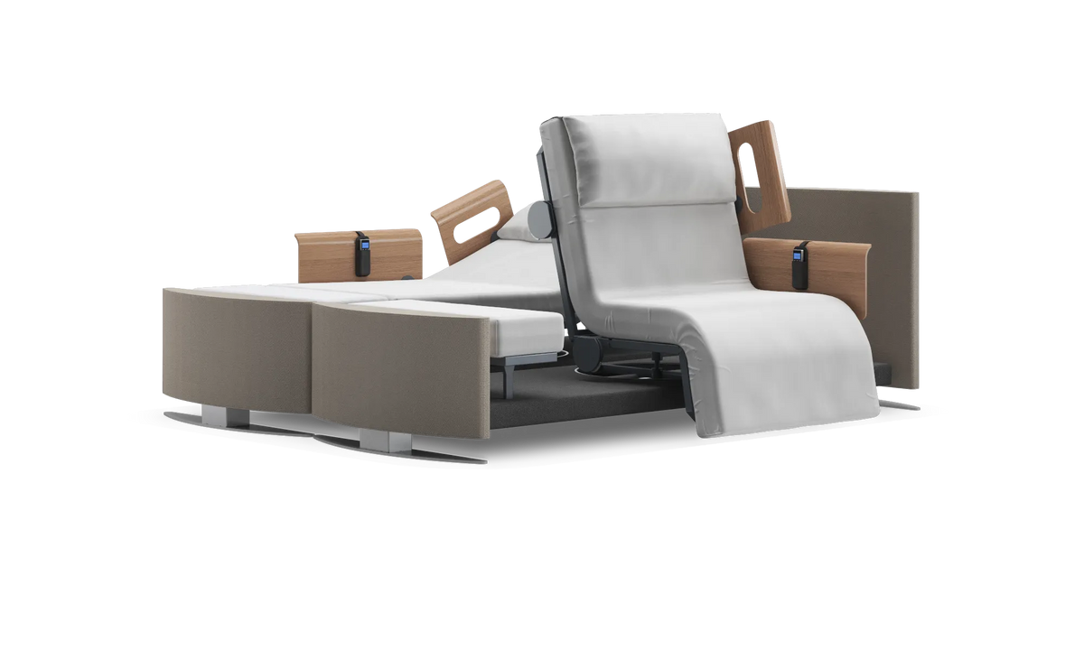 RotoBed Change Dual Electric Rotating Chair Bed - Independent Swivel & Assist Care Bed - Detail View 61