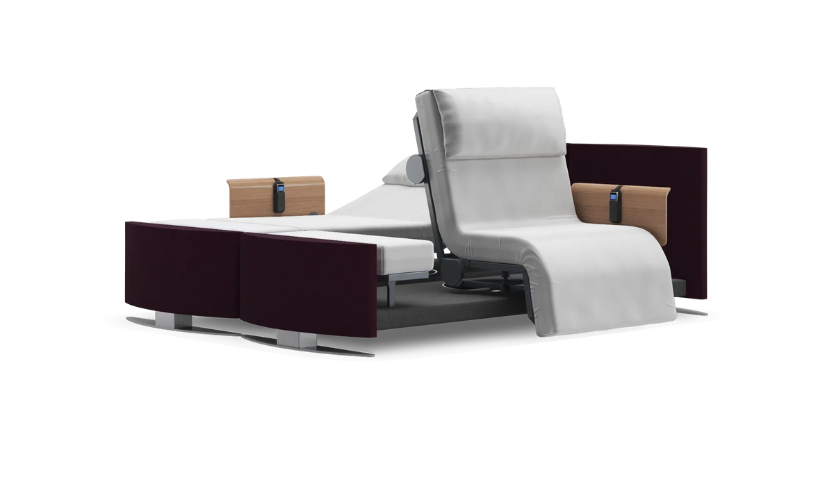 RotoBed Change Dual Electric Rotating Chair Bed - Independent Swivel & Assist Care Bed - Detail View 59