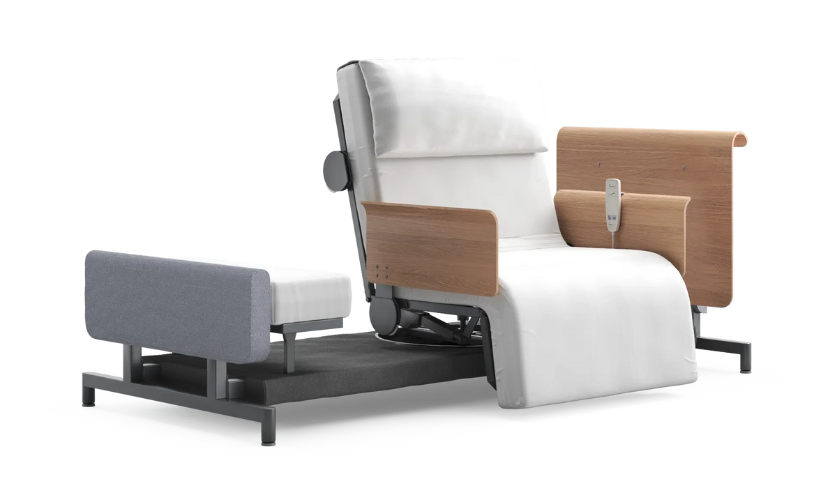 RotoBed Home Electric Rotating Chair Bed - Motorized Stand-Assist Swivel Care Bed - Detail View 58