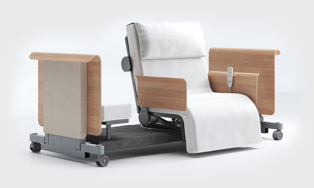 RotoBed Free Electric Rotating Chair Bed - Automated Mobility Assist Swivel Bed - Detail View 6