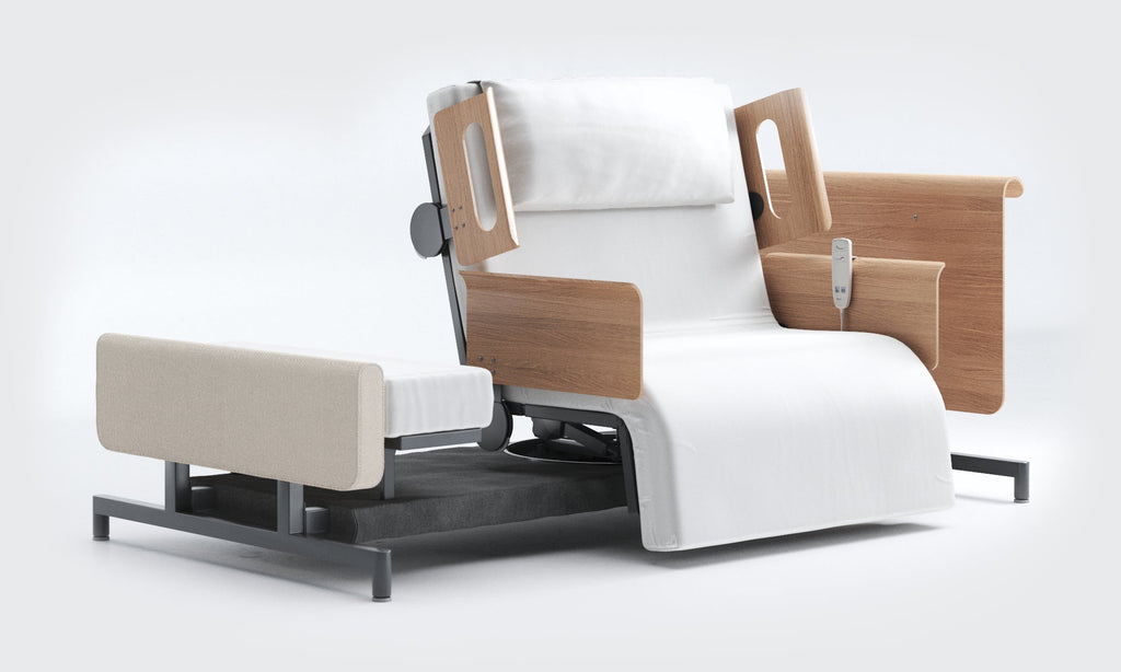 RotoBed Home Electric Rotating Chair Bed - Motorized Stand-Assist Swivel Care Bed - Detail View 27