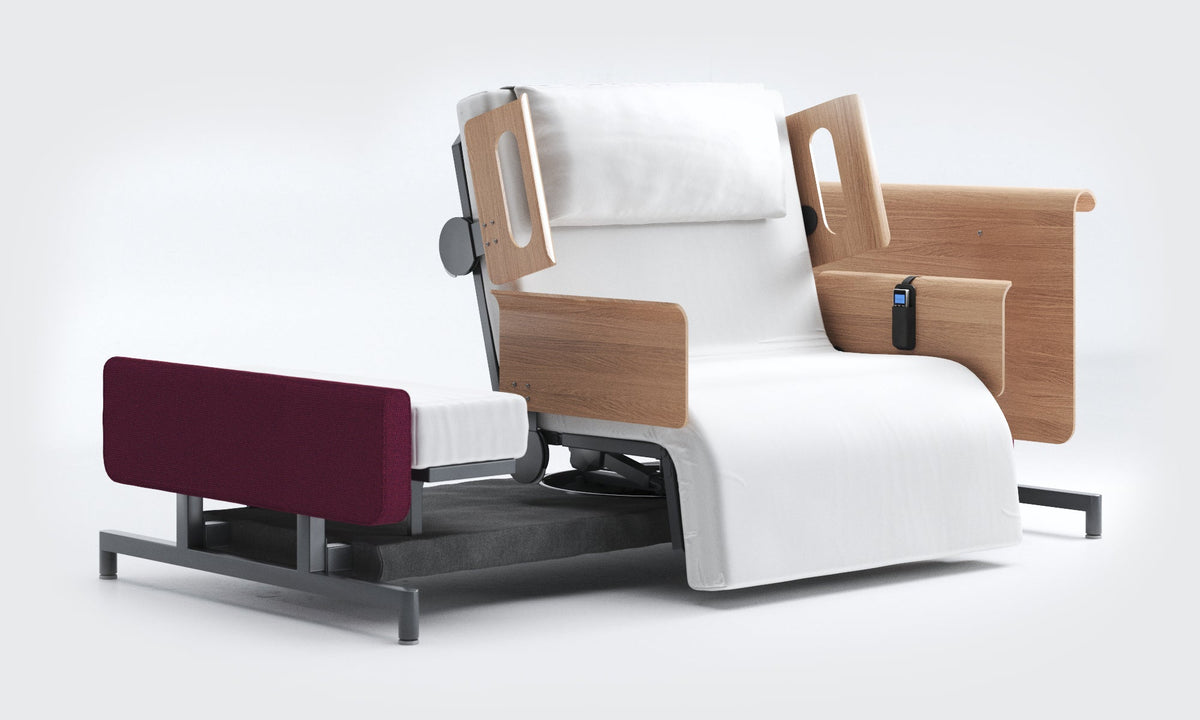 RotoBed Home Electric Rotating Chair Bed - Motorized Stand-Assist Swivel Care Bed - Detail View 39