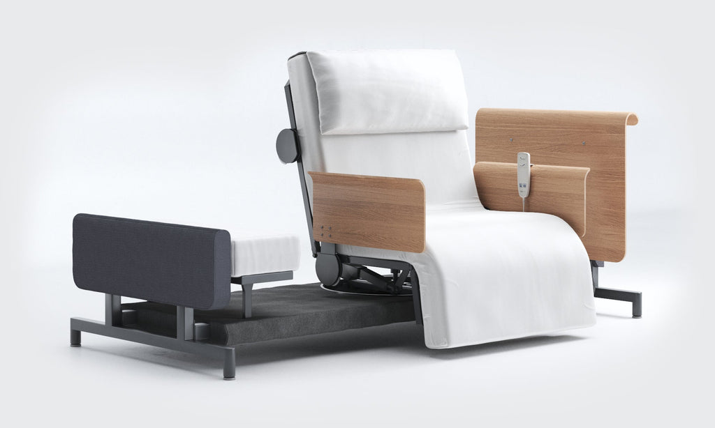 RotoBed Home Electric Rotating Chair Bed - Motorized Stand-Assist Swivel Care Bed - Detail View 3