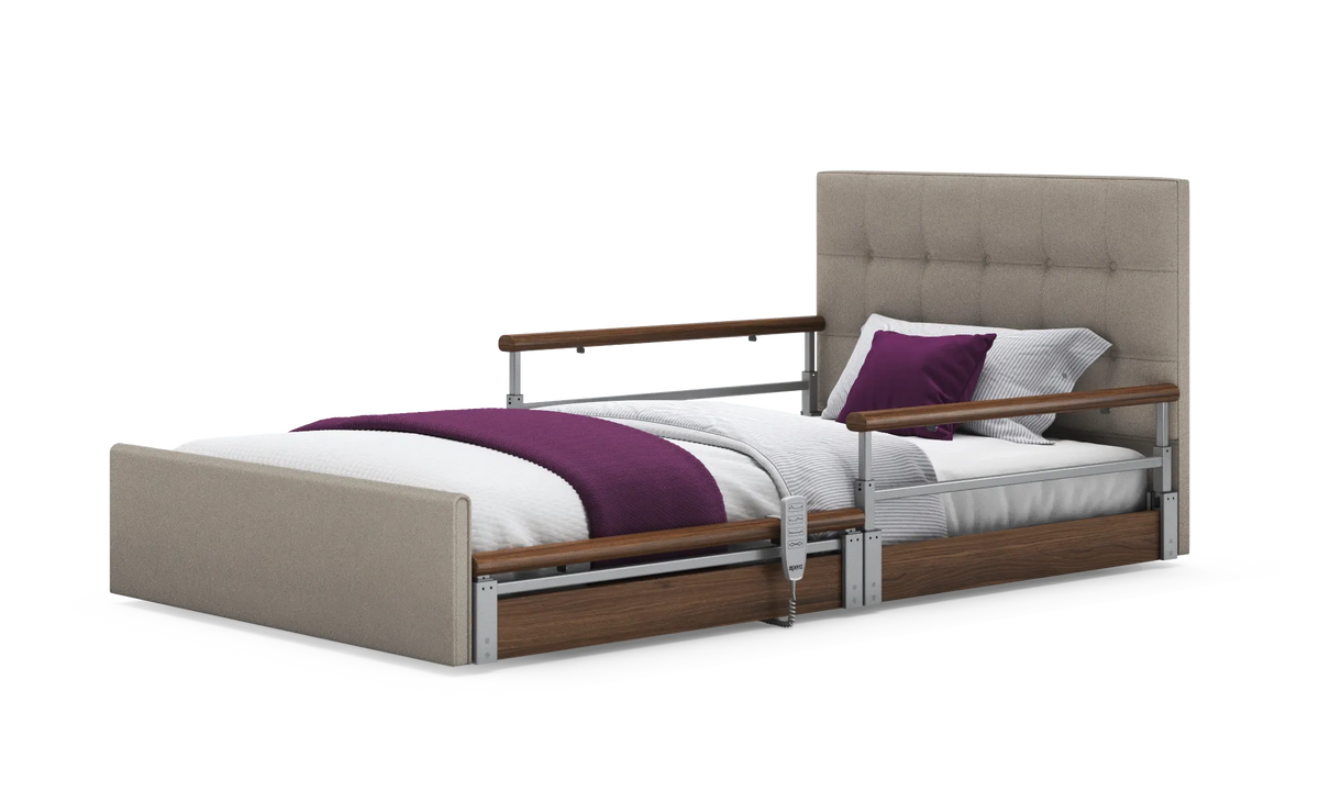 Opera Beds Solo Comfort Plus Profiling Floor Bed - Ultra-Low Falls Prevention Bed - Detail View 106