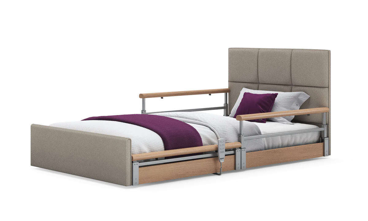 Opera Beds Solo Comfort Plus Profiling Floor Bed - Ultra-Low Falls Prevention Bed - Detail View 156