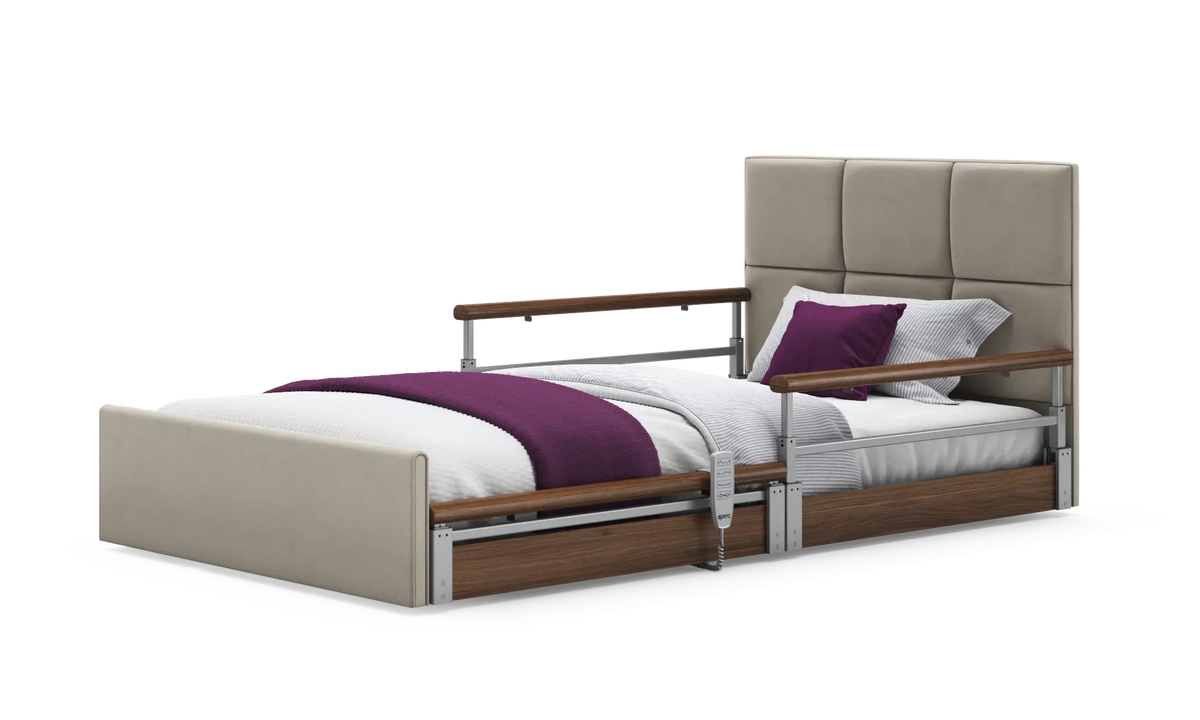 Opera Beds Solo Comfort Plus Profiling Floor Bed - Ultra-Low Falls Prevention Bed - Detail View 164