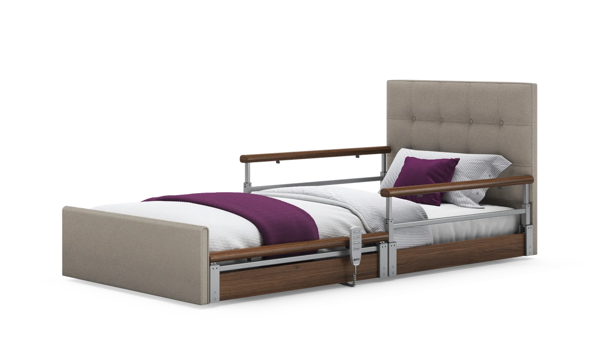 Opera Beds Solo Comfort Plus Profiling Floor Bed - Ultra-Low Falls Prevention Bed - Detail View 110