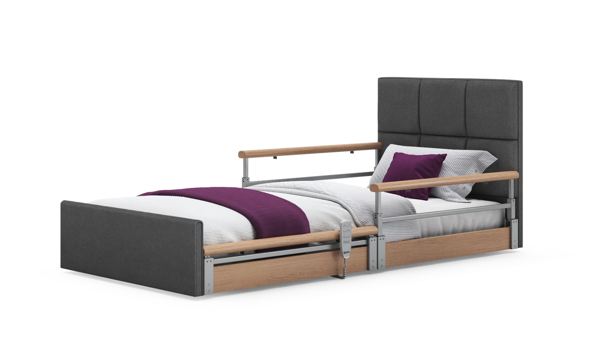 Opera Beds Solo Comfort Plus Profiling Floor Bed - Ultra-Low Falls Prevention Bed - Detail View 149
