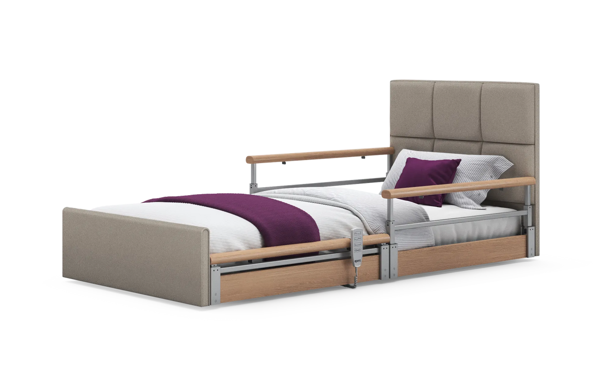 Opera Beds Solo Comfort Plus Profiling Floor Bed - Ultra-Low Falls Prevention Bed - Detail View 155