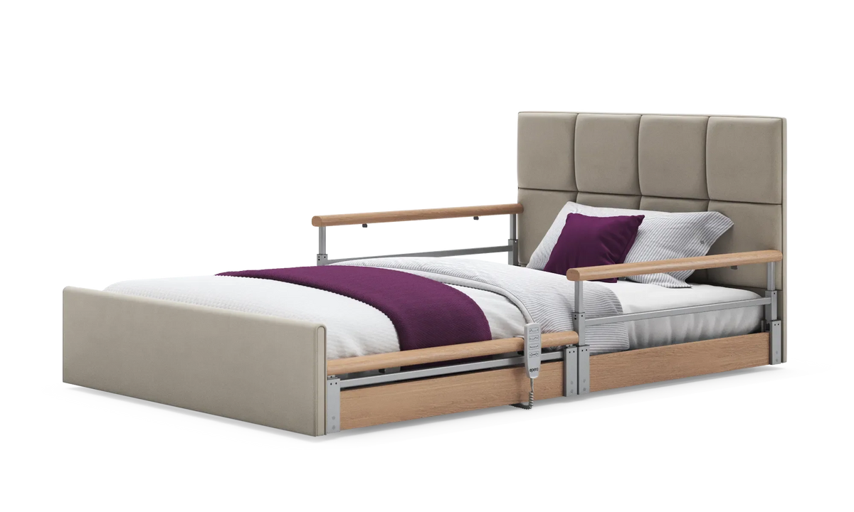 Opera Beds Solo Comfort Plus Profiling Floor Bed - Ultra-Low Falls Prevention Bed - Detail View 165