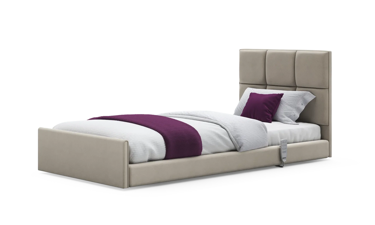 Opera Beds Solo Comfort Profiling Floor Bed - Ultra-Low Electric Nursing Bed - Detail View 80