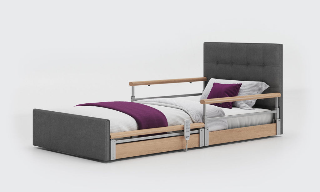 Opera Beds Solo Comfort Plus Profiling Floor Bed - Ultra-Low Falls Prevention Bed - Detail View 57
