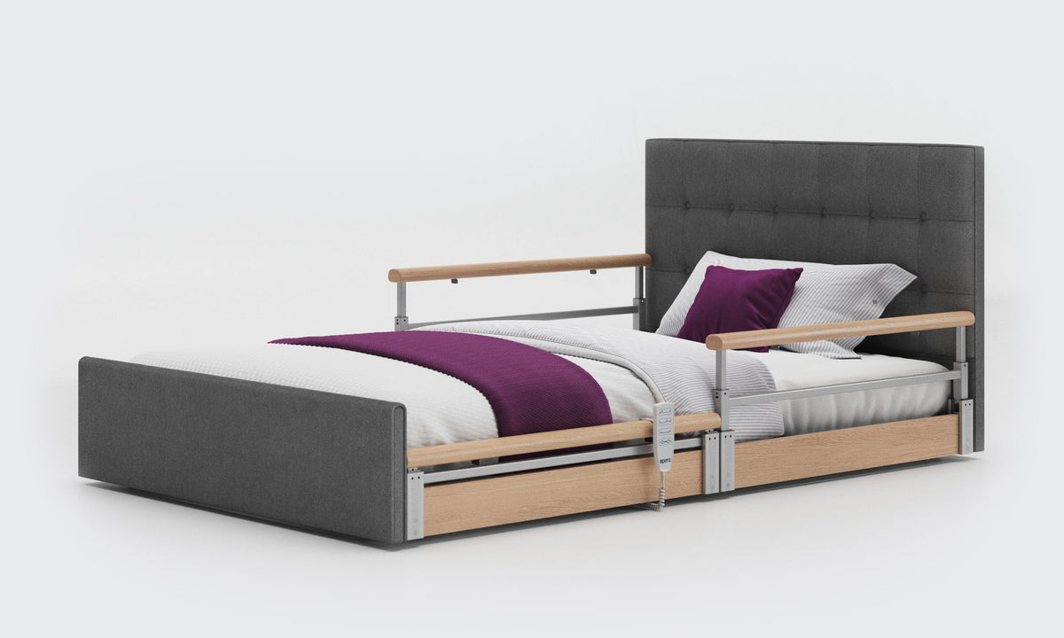 Opera Beds Solo Comfort Plus Profiling Floor Bed - Ultra-Low Falls Prevention Bed - Detail View 83