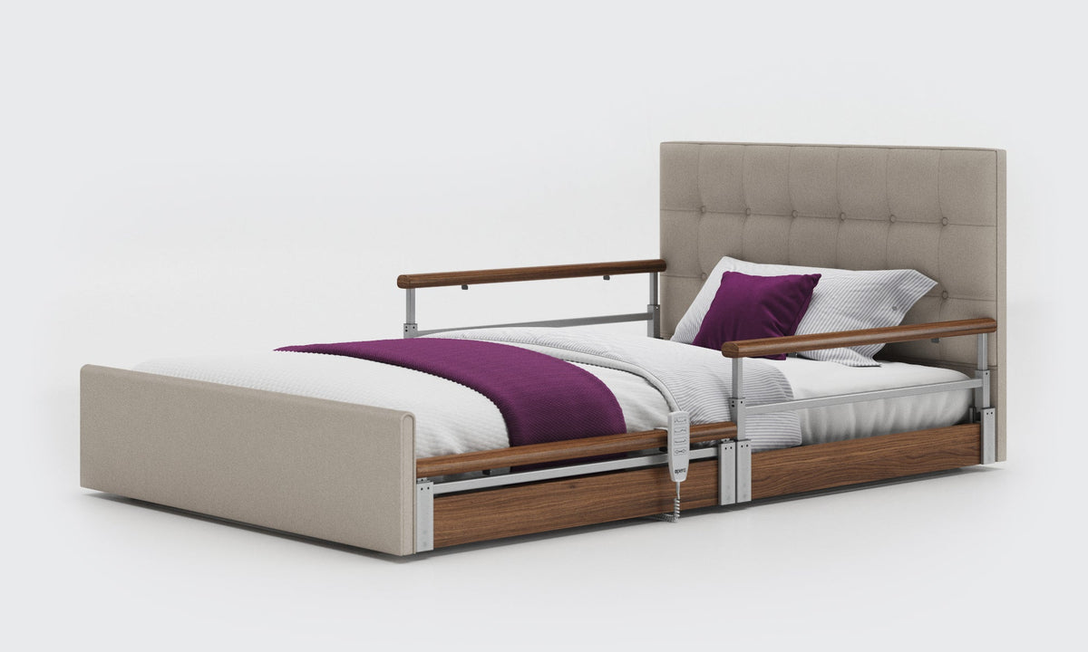 Opera Beds Solo Comfort Plus Profiling Floor Bed - Ultra-Low Falls Prevention Bed - Detail View 54