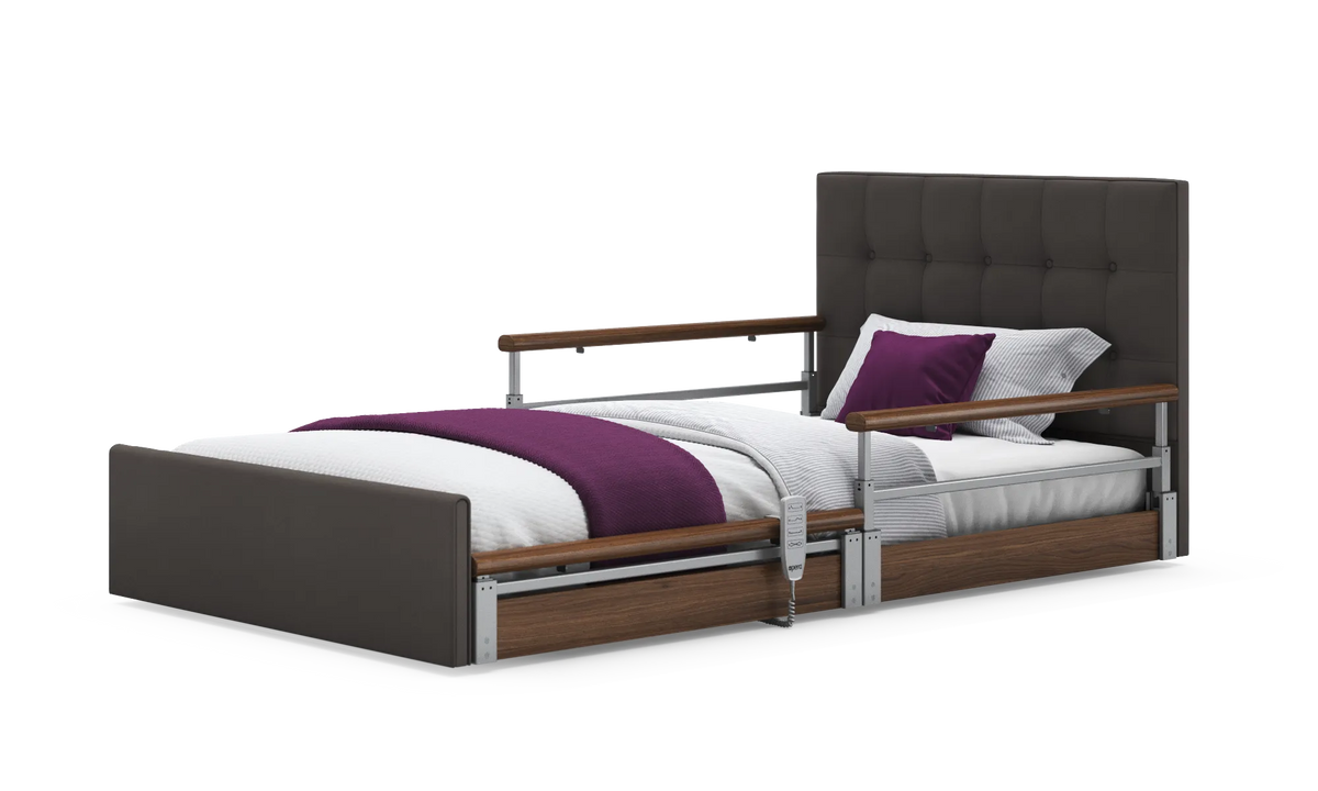 Opera Beds Solo Comfort Plus Profiling Floor Bed - Ultra-Low Falls Prevention Bed - Detail View 120