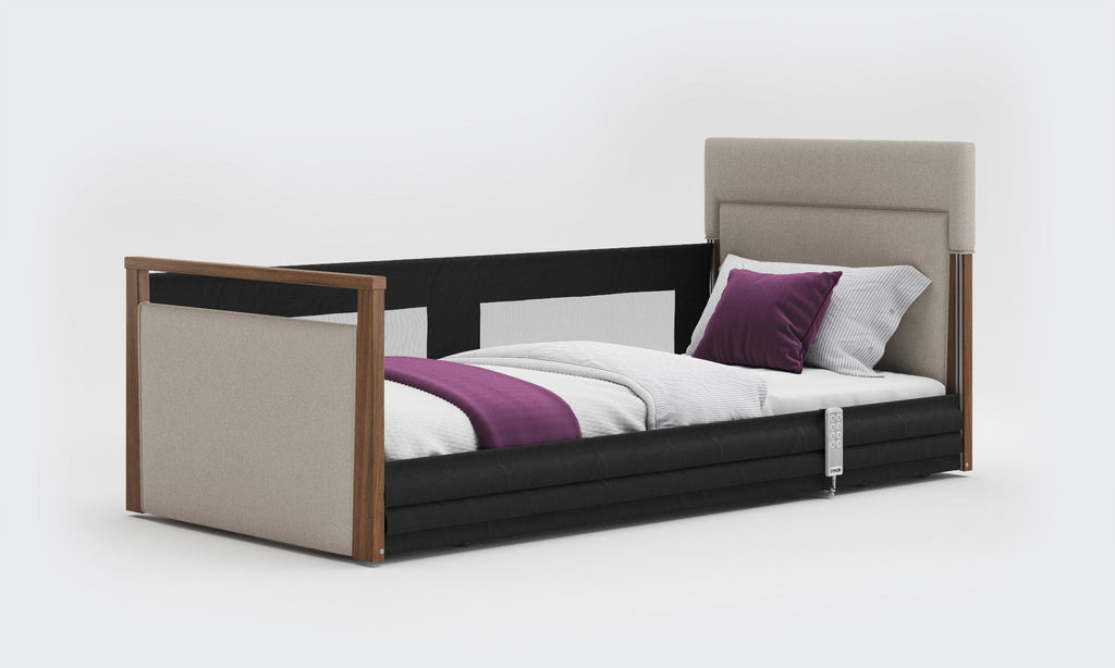 Opera Beds Solo SafeSide Upholstered Profiling Floor Bed - Ultra-Low Care Bed - Detail View 13