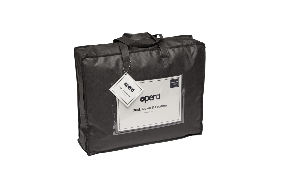 Opera Beds Duck Down & Feather Duvet - Natural Breathable All-Season Bedding - Detail View 4